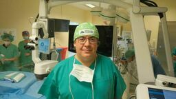 Lublin. Niemiecki mikroskop zagląda pacjentom w oczy 