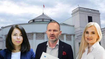 Od lewej: Magdalena Filipek-Sobczak, Krzysztof Hetman i Małgorzata Gromadzka