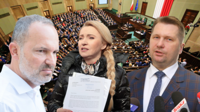 Od lewej: Krzysztof Hetman, Marta Wcisło, Przemysław Czarnek