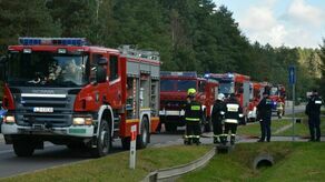 Pożar w wiejskiej szkole. Ewakuacja i akcja gaśnicza. To było zaplanowane