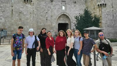 Młodzież z Chełma w Palestynie 