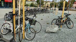 Rowery przy CH Karuzela