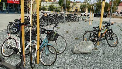 Rowery przy CH Karuzela