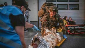 Atak rakietowy postawił na nogi lubelskich terytorialsów i ratowników
