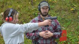 Zawody strzeleckie z Bractwem Kurkowym