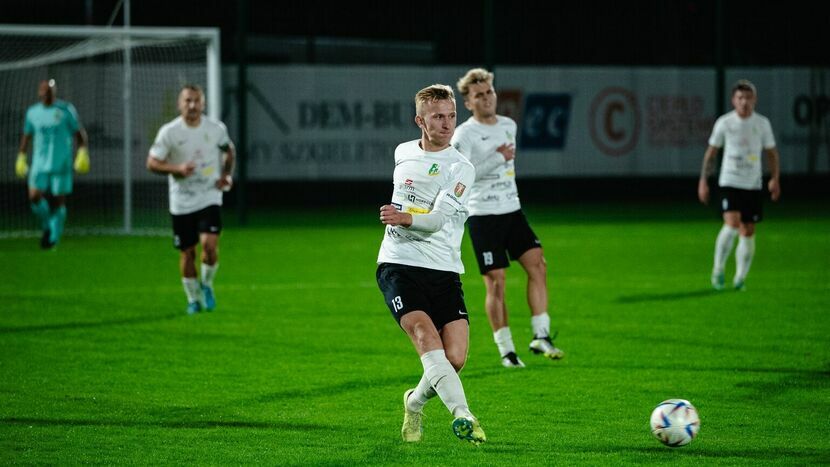 Szymon Kamiński zdobył w sobotę swoją pierwszą bramkę dla Podlasia