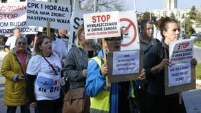 Jeden z większych protestów przeciwko CPK odbył się w Zamościu w październiku 2022 roku. Teraz zdesperowani ludzie kolejny raz chcą okazać swoje niezadowolenie z planów rządowej spółki