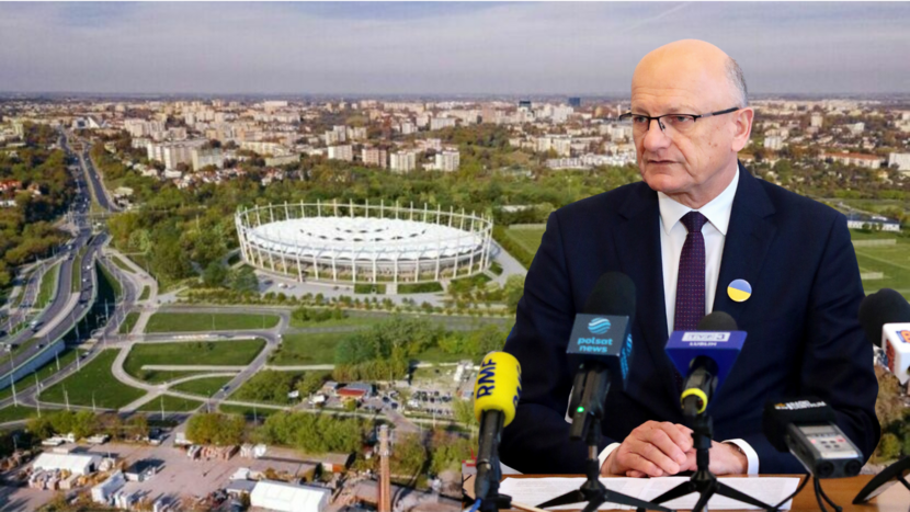 Prezydent Lublina Krzysztof Żuk/Wstępna wizualizacja nowego stadionu