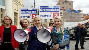 Posłanka Wcisło z ręką na temblaku apeluje: Kobiety idziemy na wybory! 