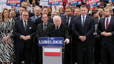 Jarosław Kaczyński w Lublinie: Chcemy, aby Polska była w Unii Europejskiej, ale UE musi się zmienić