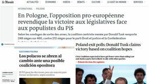 Zagraniczne media rozpisują się o zwycięstwie demokracji. Jednak nie zapominają, że to PIS wygrał, ale nie ma większości by utworzyć rząd.