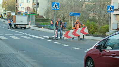 We wtorek ok. południa z ul. Popiełuszki zniknęły znaki informujące o tymczasowej organizacji ruchu