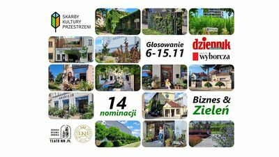 4. Plebiscyt Skarby Kultury Przestrzeni: Biznes i zieleń. Zagłosuj!