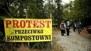 Olchowiec nie chce kompostowni. "Będziecie musieli zrzucać te odpady z samolotów, bo tędy nie przejedziecie”
