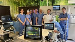 Zespół lekarzy, którzy wykonali zabieg krioablacji