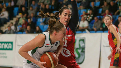 Elvin Gustavsson jako jedyna z grona zawodniczek Polskiego Cukru AZS UMCS Lublin zagrała na przyzwoitym powozie