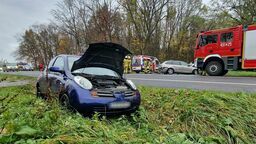 Ukrainka wpadła w poślizg. Karambol na krajowej "siedemnastce"