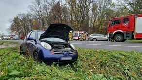 Ukrainka wpadła w poślizg. Karambol na krajowej "siedemnastce"