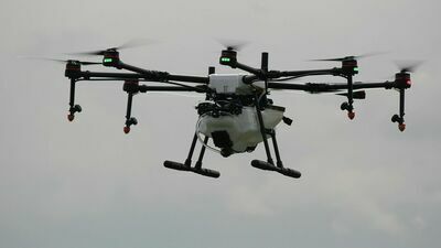 Opryski i nawożenie z powietrza? Puławscy naukowcy chwalą drony