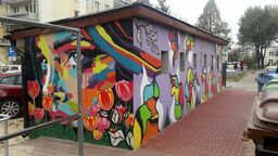 Altana przy ul. Lessla już po przebudowie i malowaniu. Podobne zmiany czekają kolejne konstrukcje należące do Puławskiej Spółdzielni Mieszkaniowej