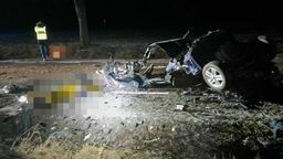Makabryczny wypadek w powiecie ryckim. Auto rozerwało na części