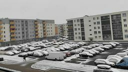 W piątkowy poranek taki widok za oknami przywitał mieszkańców Białej Podlaskiej