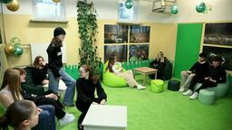 Uczniowie mają tutaj swój kącik chillout. To jedna ze szkół w Lublinie