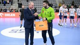 Bramkarz Azotów Zurab Tsintsadze wybrany został graczem listopada w Orlen Superlidze