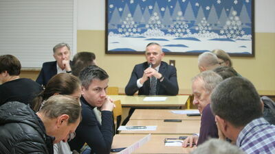 Spotkanie starosty bialskiego z mieszkańcami Międzyrzeca Podlaskiego