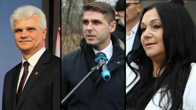 Wicestarosta puławski Leszek Gorgol, radny Mariusz Wicik i przewodnicząca rady miasta, Bożena Krygier. Samorządowcy PiS przygotowują się już do przyszłorocznych wyborów