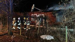 Do pożaru we wsi Kapronie skierowano 8 strażackich jednostek, m.in. z OSP