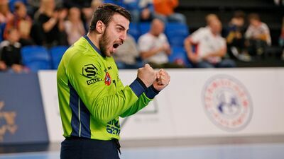 Bramkarz Azotów Zurab Tsintsadze wybrany został MVP sponsorskich derbów z Grupą Azoty Unia Tarnów