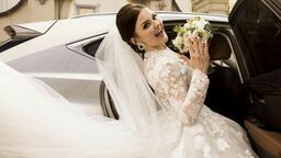 W tej pięknej sukni pani Justyna wyglądała i czuła się jak księżniczka