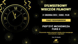 Gdzie spędzić Sylwestra? Kino zaprasza na seans z szampanem