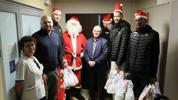 Koszykarze Startu odwiedzili w czwartek Uniwersytecki Szpital Dziecięcy w Lublinie