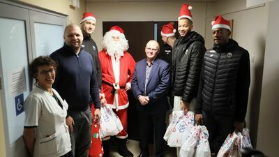 Koszykarze Startu odwiedzili w czwartek Uniwersytecki Szpital Dziecięcy w Lublinie