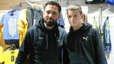 We wtorek w sklepie Motoru można było spotkać trenera drużyny z Lublina Goncalo Feio