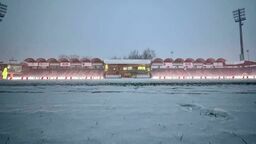 Tak w sobotę wieczorem wyglądał stadion w Łęcznej