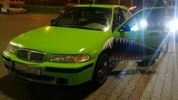 Stary rover też nie uszedł uwadze policji