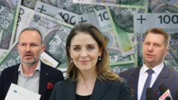 Od lewej: Krzysztof Hetman, Joanna Mucha, Przemysław Czarnek