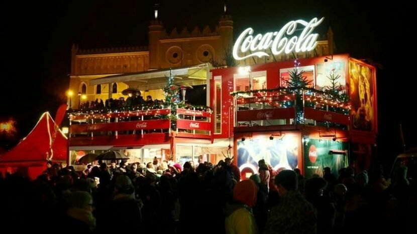 Ciężarówka Coca-Coli odwiedziła Lublin w ubiegłym roku