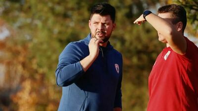 Trener Lutni Mateusz Kacik musiał jesienią z zespołem stawić czoła pojawiającym się kontuzjom