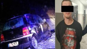 Młody mężczyzna wpadł po spowodowaniu po pijanemu kolizji, ale lista zarzutów jest dużo dłuższa