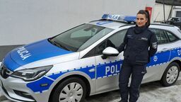 Dzielnicowa, młodsza aspirant Karolina Konieczna 