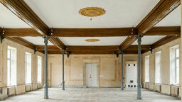 Sufit w Sali Rysunku znajdującej się w zabytkowym Pałacu Czartoryskich zyskał dawny blask