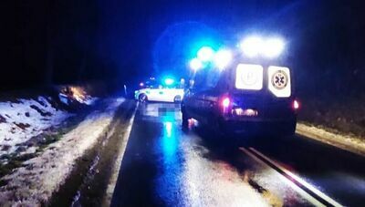 Do wypadku doszło na prostym odcinku drogi