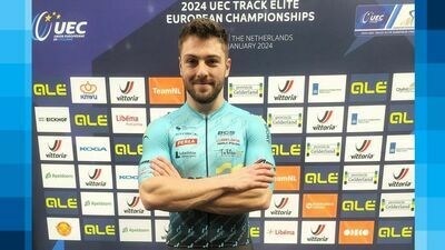 Mateusz Rudyk wspólnie z Rafałem Sarneckim i Dariuszem Rochną sięgnęli po brązowy medal mistrzostw Europy w sprincie drużynowym