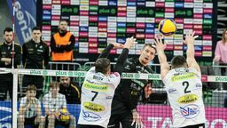 Atakujący Damian Schulz miał swój wkład w wyjazdowe zwycięstwo Bogdanki Lublin w Radomiu