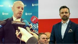 Urzędujący prezydent Michał Litwiniuk (PO) będzie musiał zmierzyć się z trzema kontrkandydatami, m.in. z Adamem Chodzińskim (na zdjęciu z lewej)