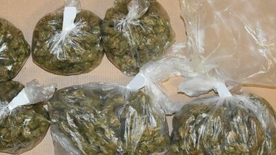 Podczas przeszukania mieszkań policjanci znaczne ilości narkotyków  